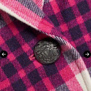 Dickey Plaid Cut-Away Blazer